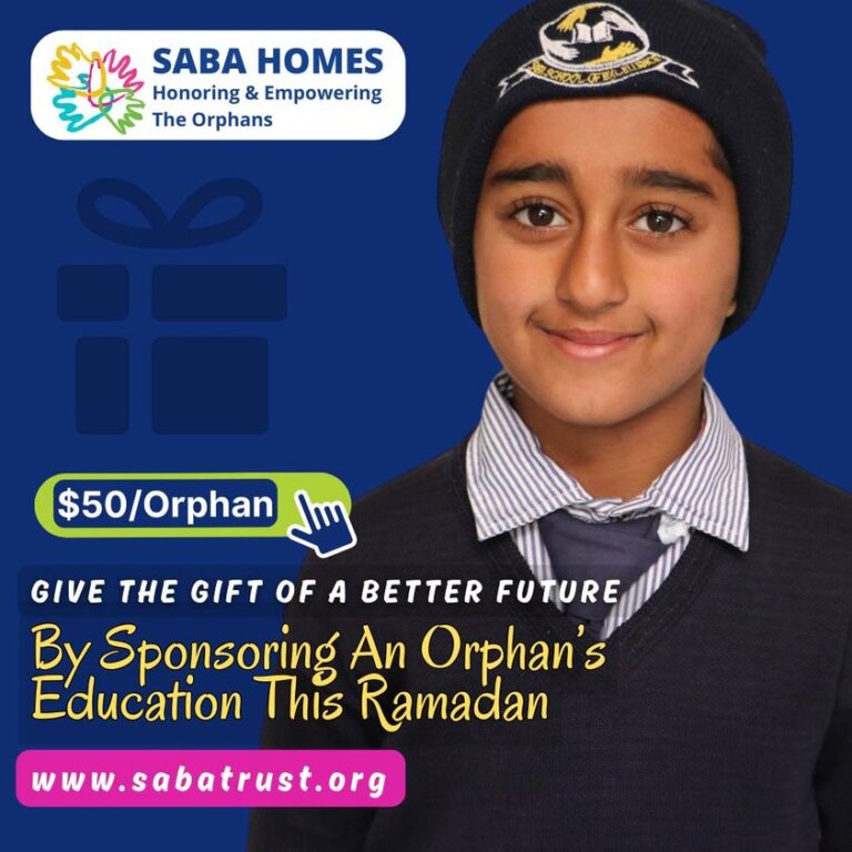 Your Zakat & Sadaqah donations can help create a bright future for orphans in need!